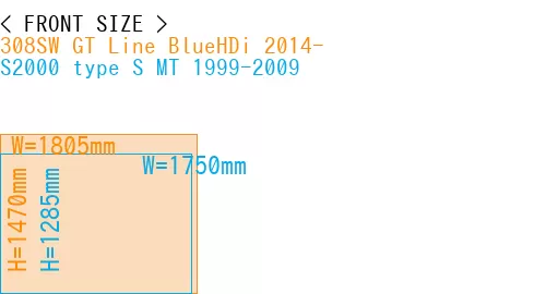 #308SW GT Line BlueHDi 2014- + S2000 type S MT 1999-2009